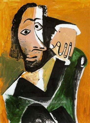 Mann Assis 3 1971 Kubismus Pablo Picasso Ölgemälde